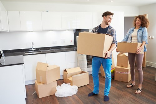 Van quote based on cubic yards for local moving service