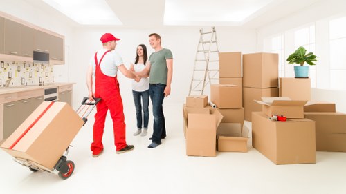 Careful packing and handling for flat removals in Woolwich