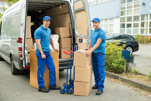 Unpacking boxes and arranging a new property with packing and unpacking services in Woolwich