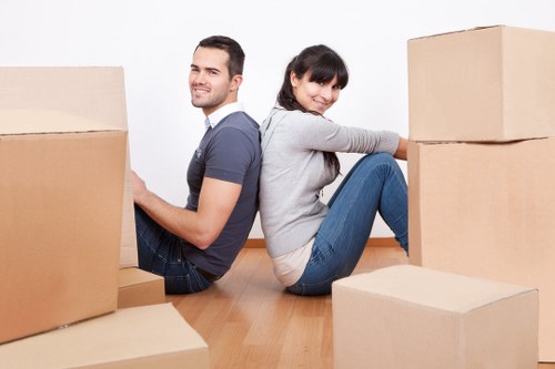Commercial removal van service in Woolwich