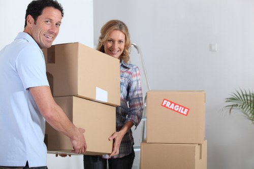 Professional Woolwich movers working with insured and safe handling practices